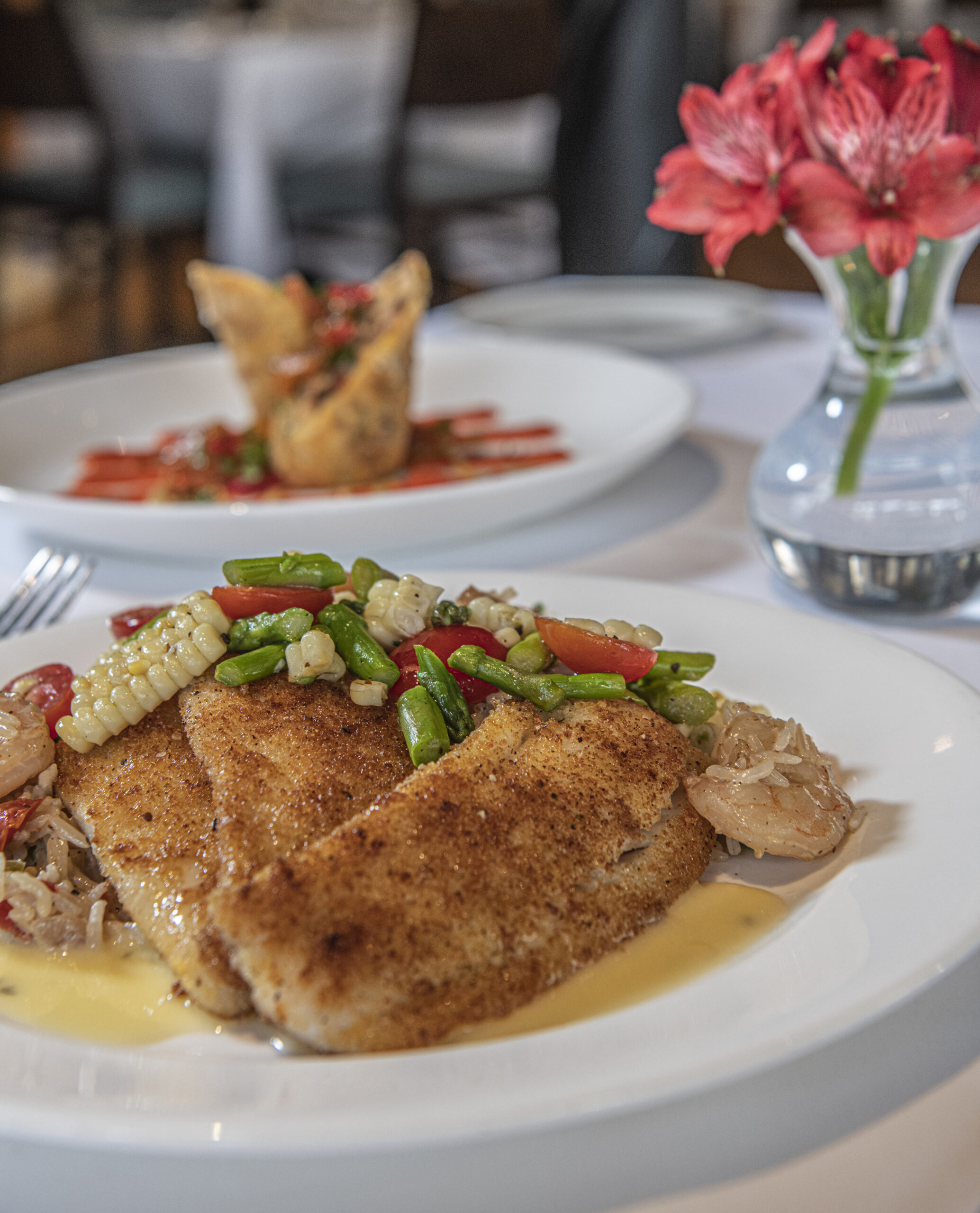 Parmesan Crusted Flounder